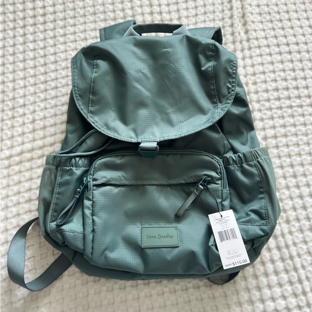 Vera Bradley Green Backpack